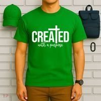 Created With A Purpose Christian T-Shirt thumb 6