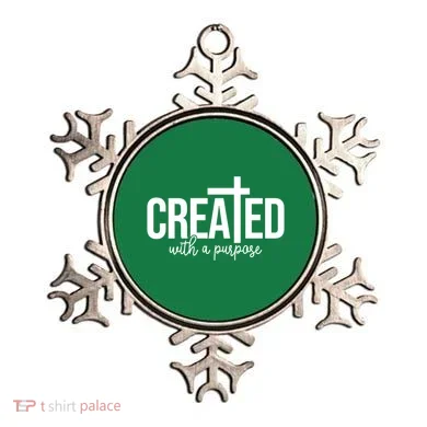 Created With A Purpose Christian Ornament