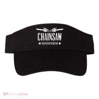 Chainsaw Whisperer Arborist Lumberjack Tree Cutter Gift Visor thumb 0