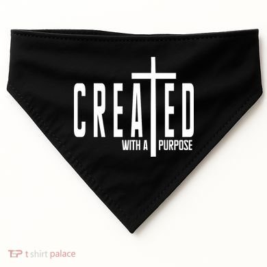 Created With A Purpose Jesus USA-Made Doggie Bandana
