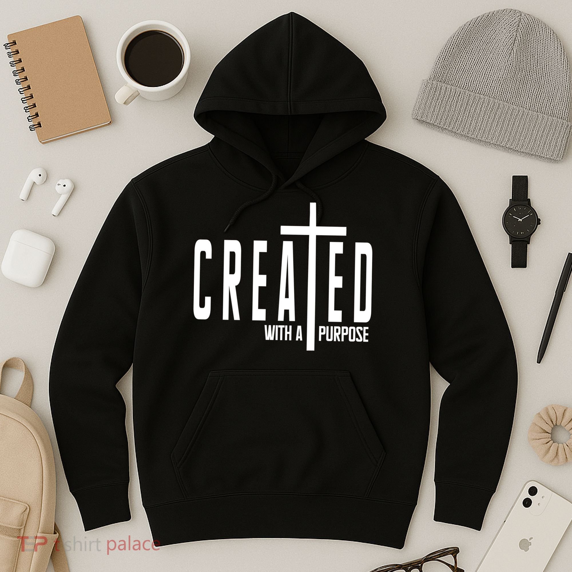 Created With A Purpose Jesus Hoodie