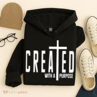 Created With A Purpose Jesus Hoodie thumb 4