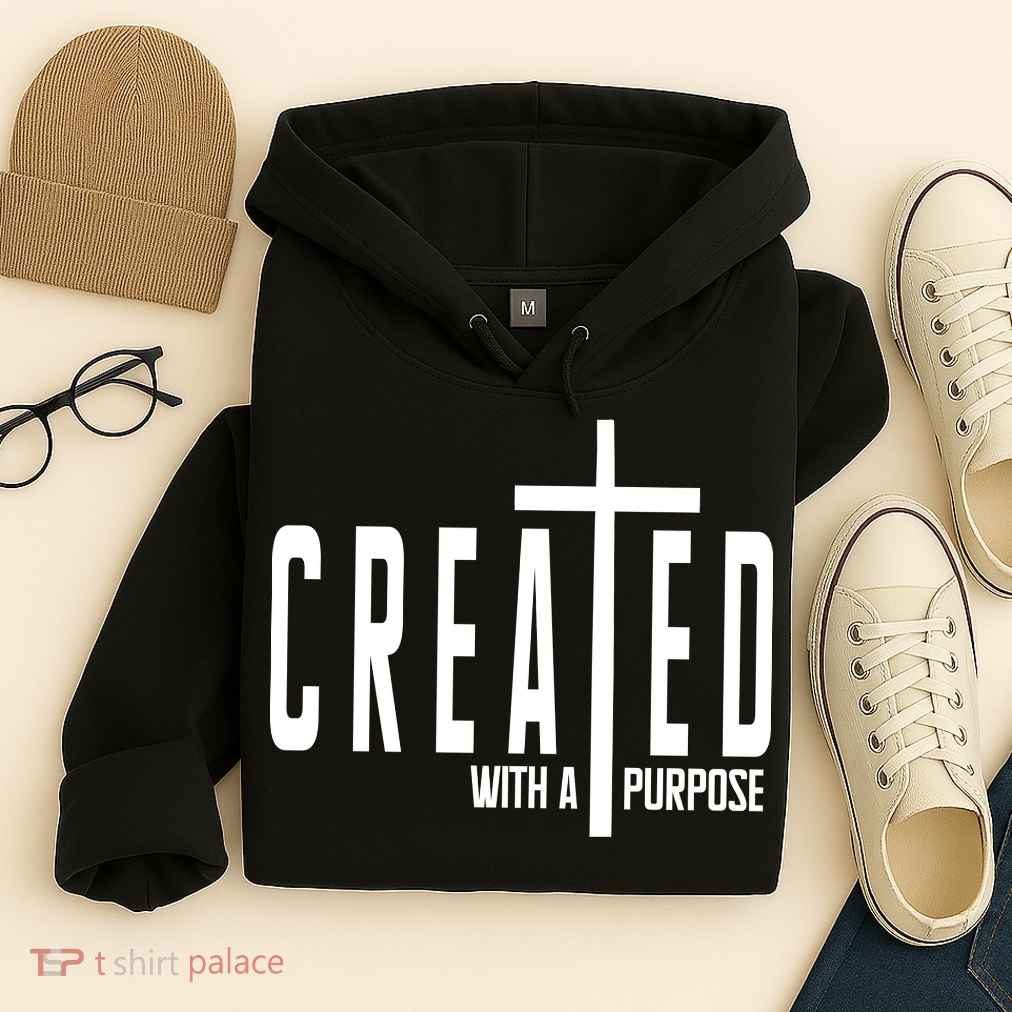 Created With A Purpose Jesus Hoodie