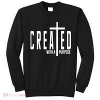 Created With A Purpose Jesus Sweatshirt thumb 0