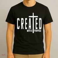 Created With A Purpose Jesus T-Shirt thumb 3