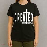 Created With A Purpose Jesus T-Shirt thumb 4