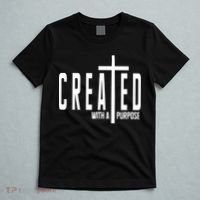 Created With A Purpose Jesus T-Shirt thumb 5
