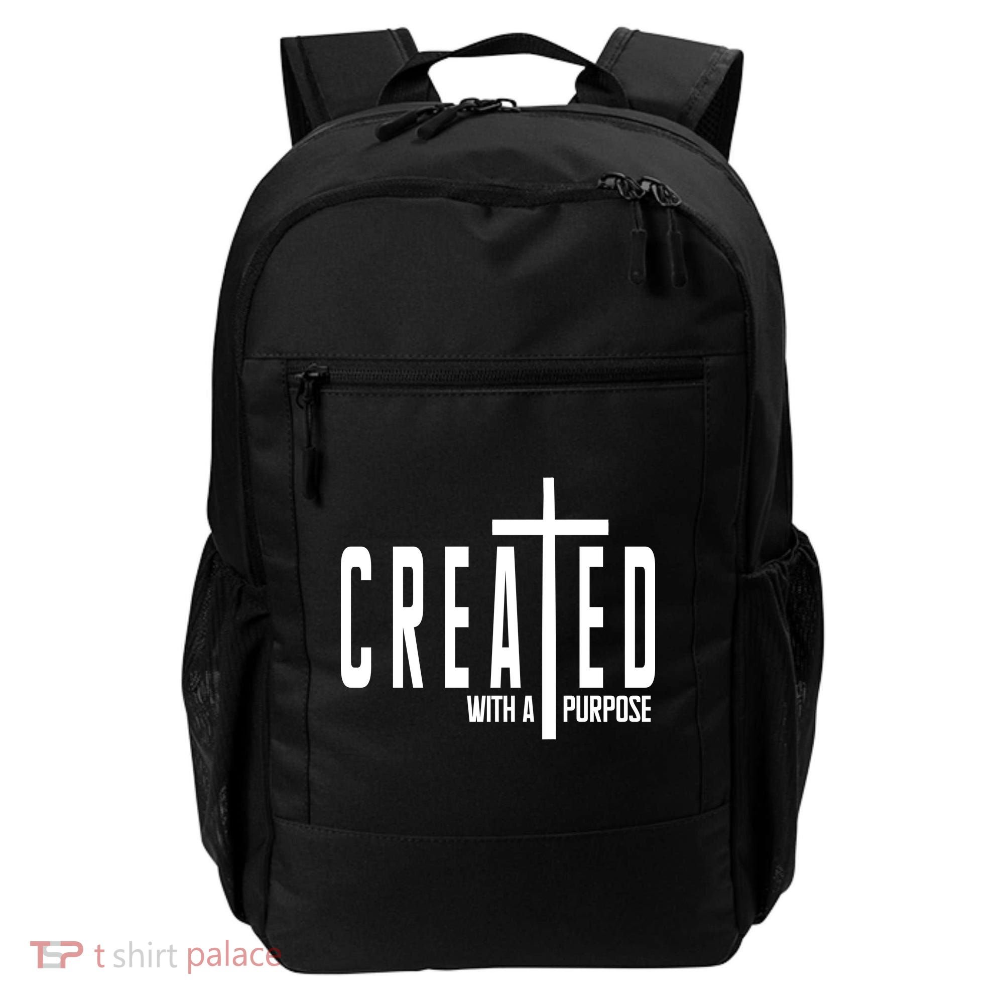 Created With A Purpose Jesus Backpack