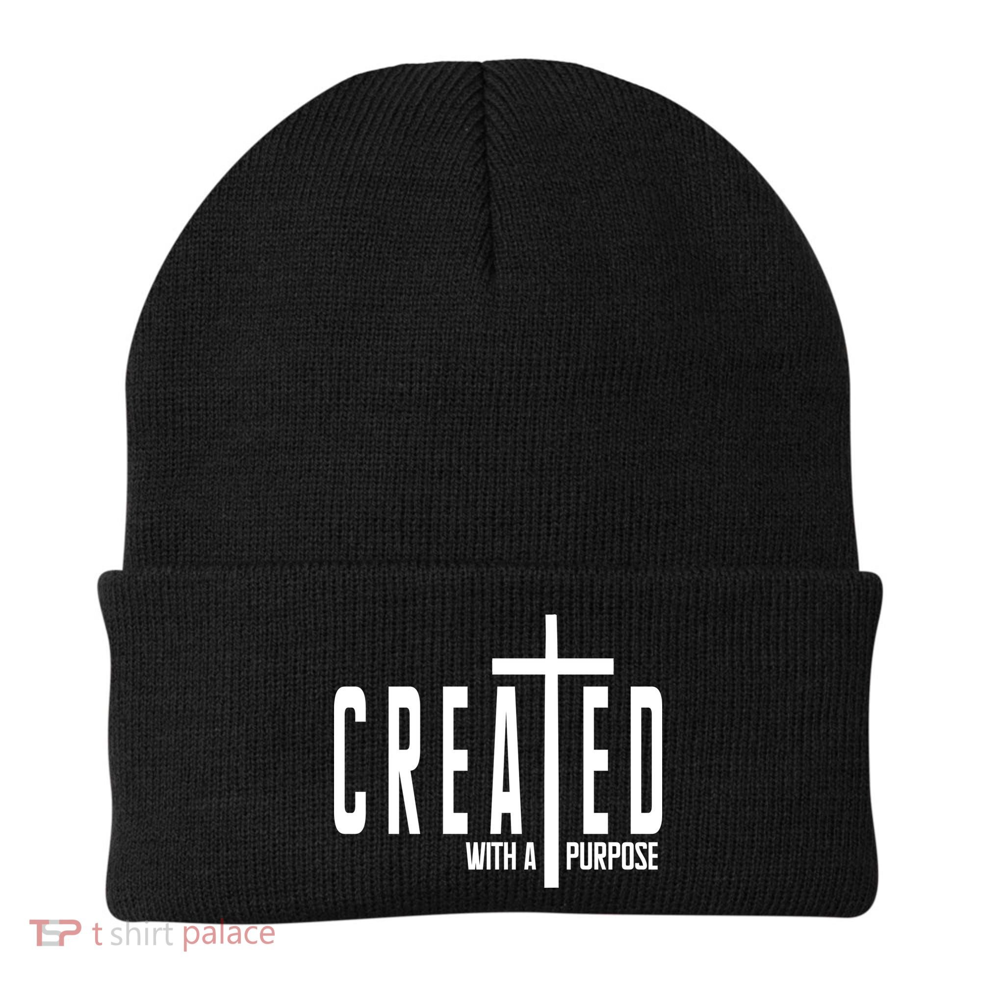 Created With A Purpose Jesus Beanie