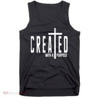 Created With A Purpose Jesus Tank Top thumb 0
