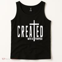 Created With A Purpose Jesus Tank Top thumb 2