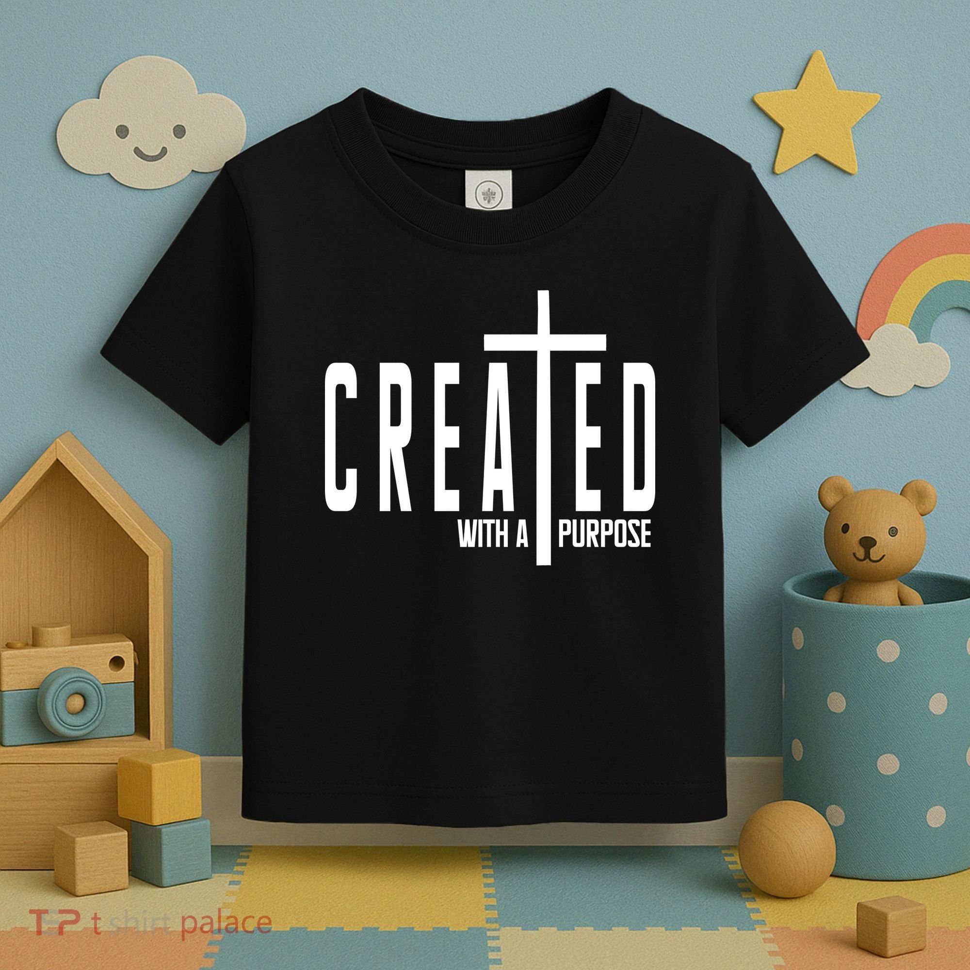 Created With A Purpose Jesus Toddler T-Shirt