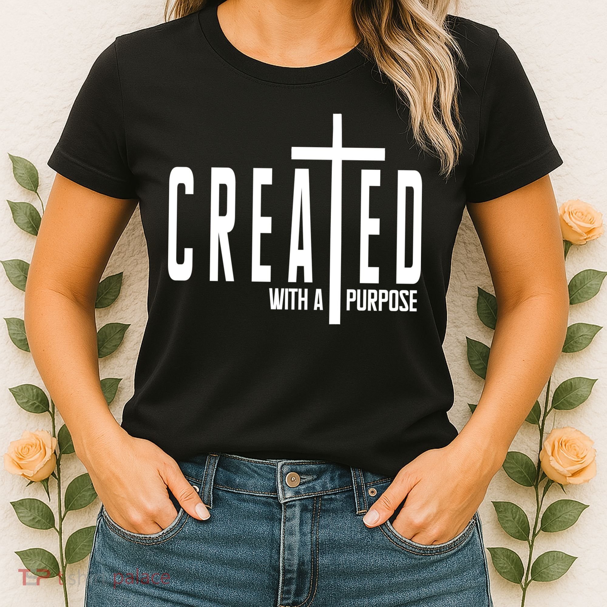 Created With A Purpose Jesus Women's T-Shirt