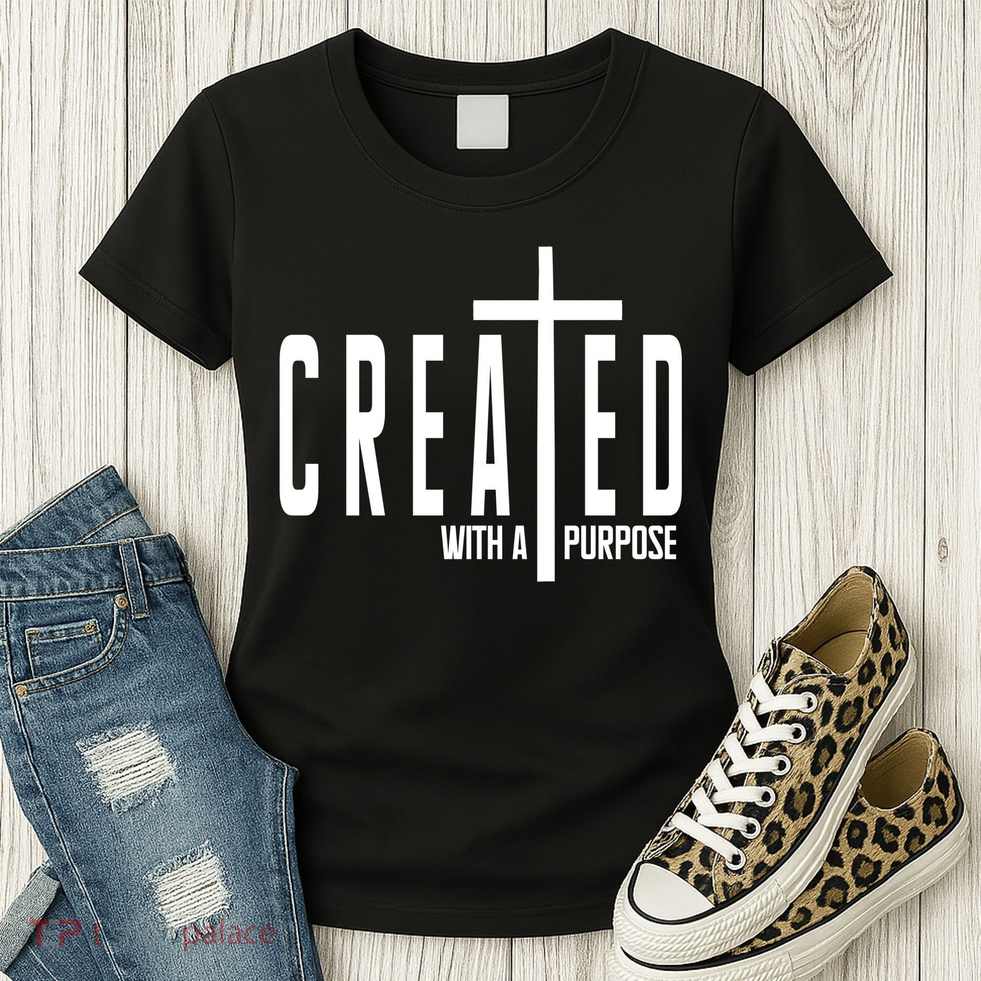 Created With A Purpose Jesus Women's T-Shirt
