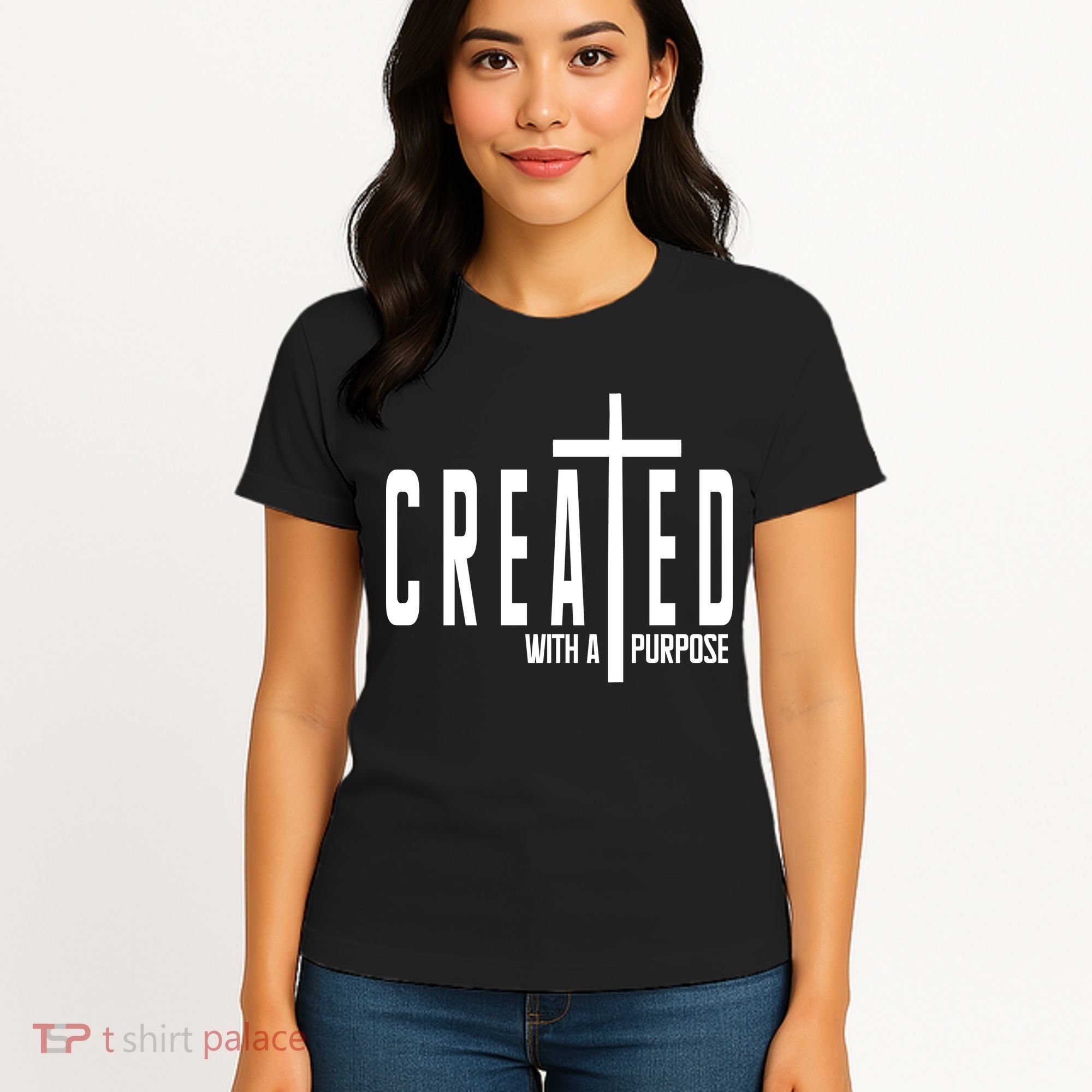 Created With A Purpose Jesus Women's T-Shirt