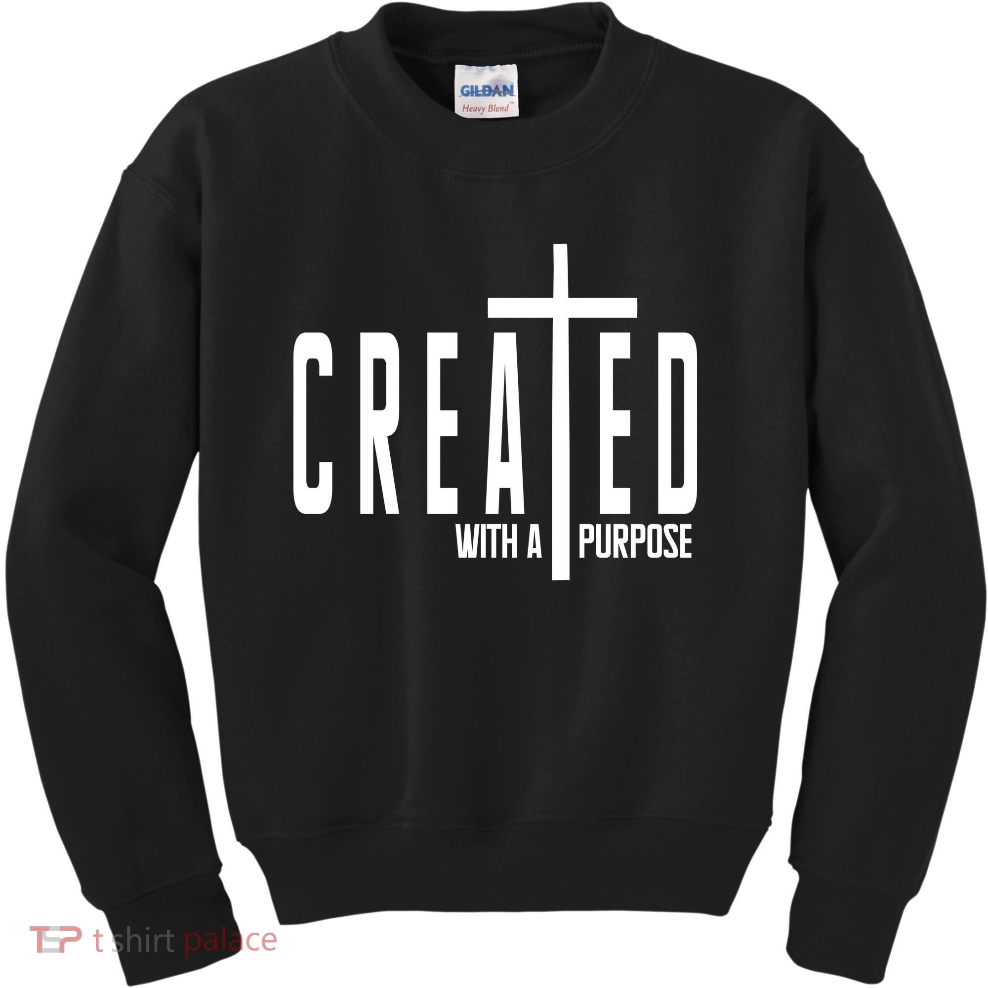 Created With A Purpose Jesus Kids Sweatshirt