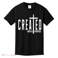 Created With A Purpose Jesus Kids T-Shirt thumb 0
