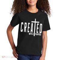 Created With A Purpose Jesus Kids T-Shirt thumb 2