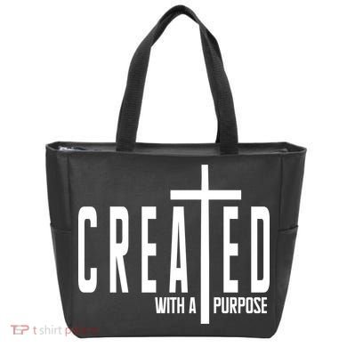 Created With A Purpose Jesus Tote Bag