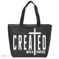 Created With A Purpose Jesus Tote Bag thumb 0