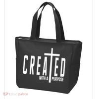 Created With A Purpose Jesus Tote Bag thumb 3