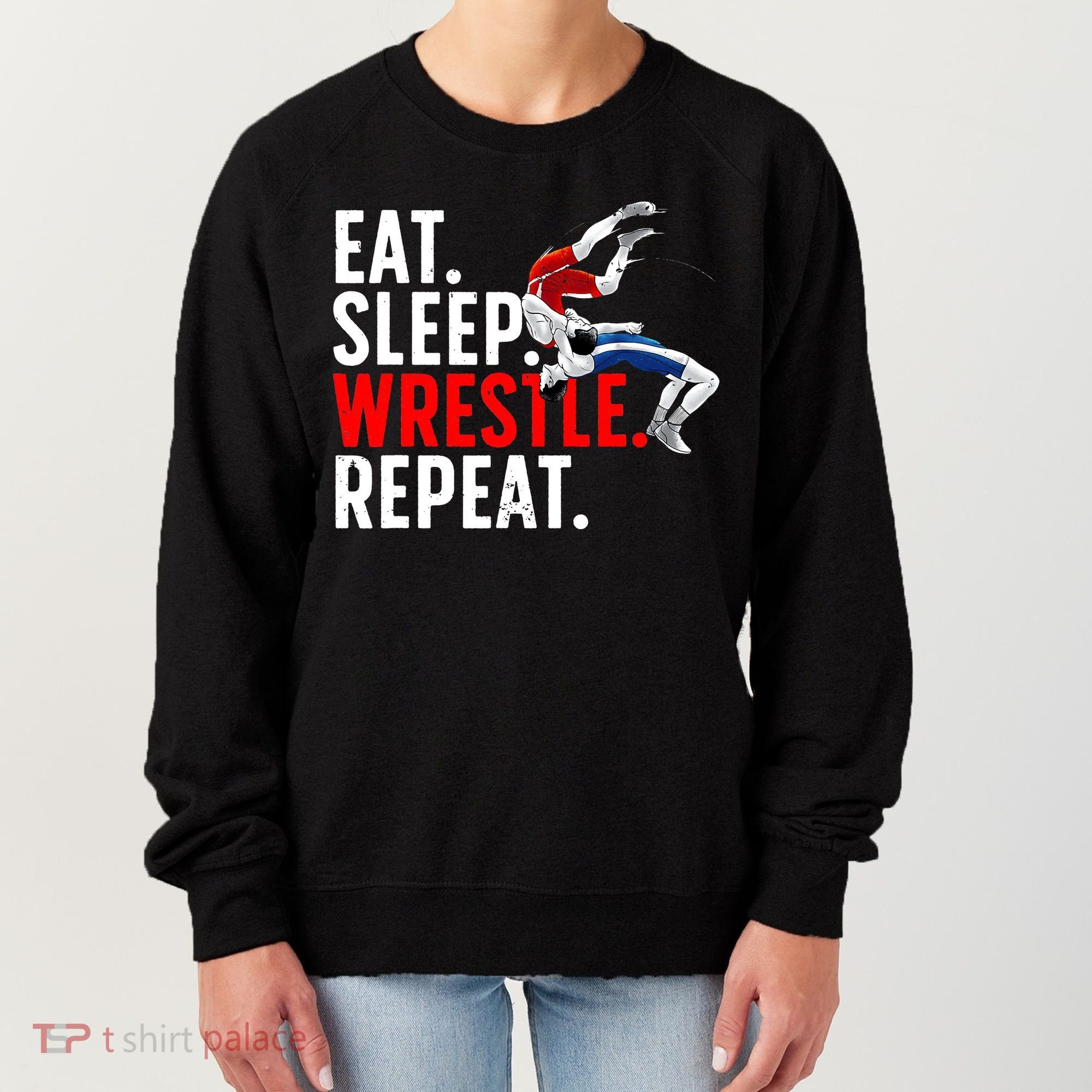 Cool Wrestling Art For  Wrestling Lover Women's Sweatshirt