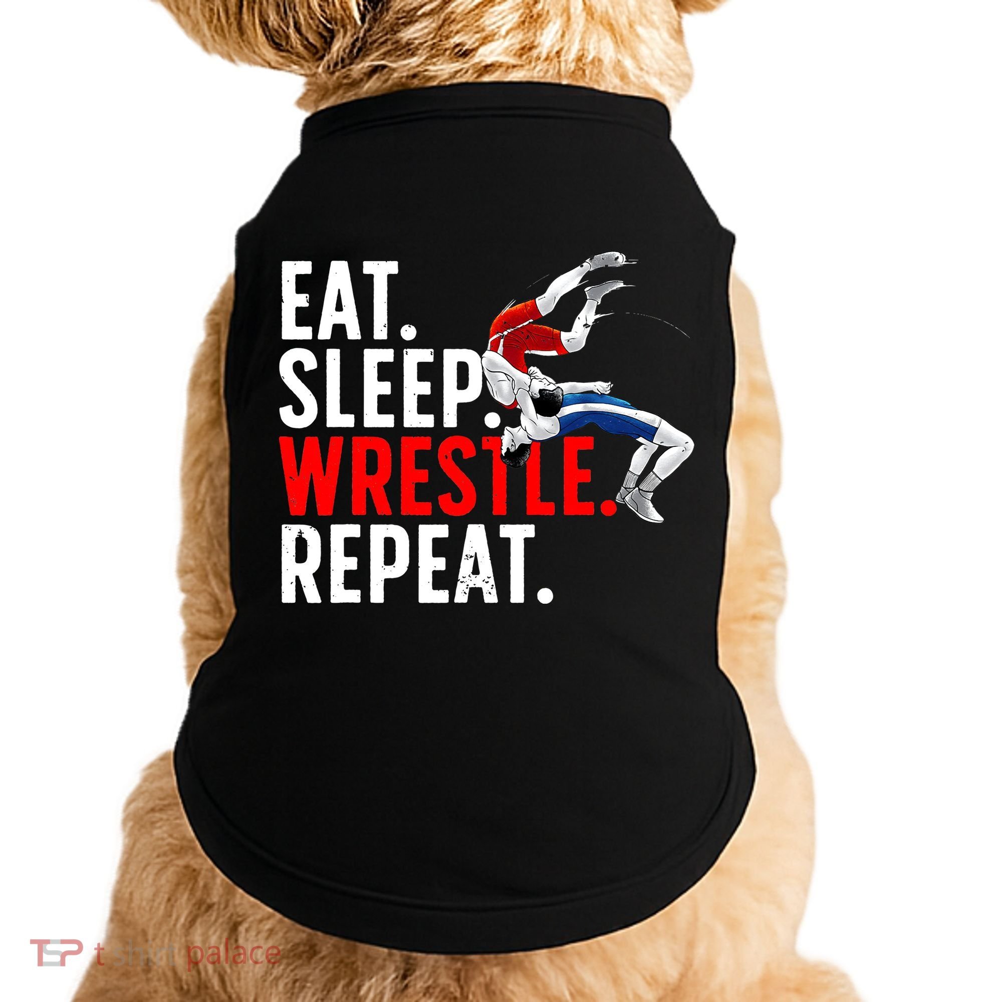 Cool Wrestling Art For  Wrestling Lover Doggie Tank
