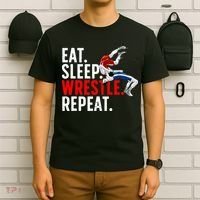 Cool Wrestling Art For  Wrestling Lover T-Shirt thumb 6