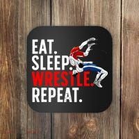 Cool Wrestling Art For  Wrestling Lover Coaster thumb 0