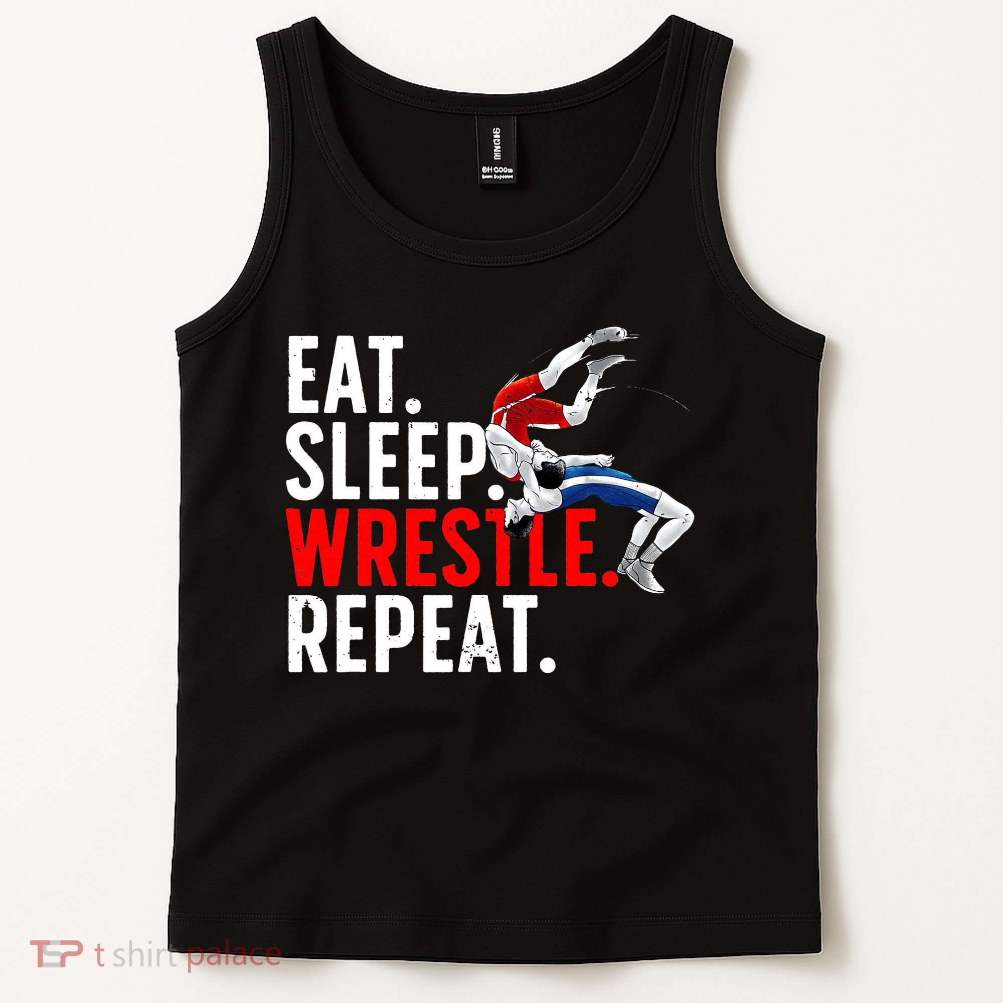 Cool Wrestling Art For  Wrestling Lover Tank Top