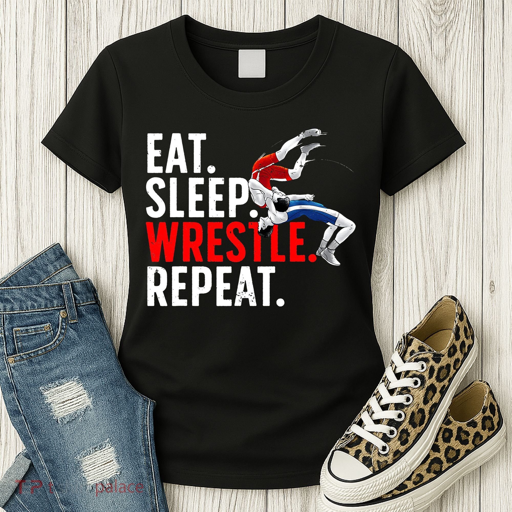 Cool Wrestling Art For  Wrestling Lover Women's T-Shirt