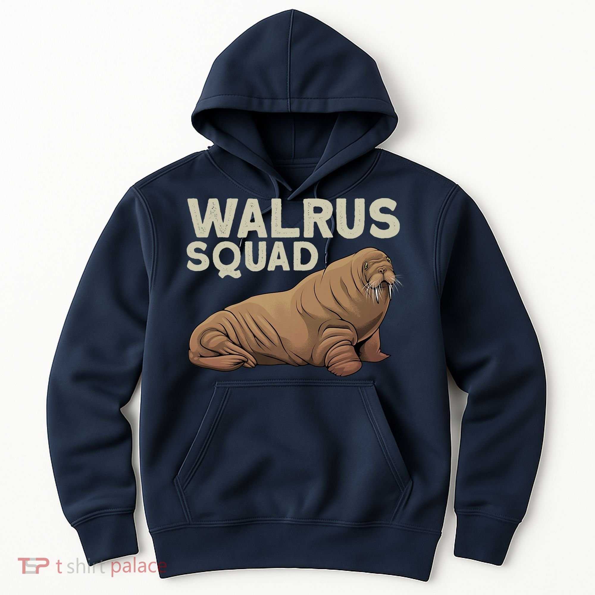 Cool Walrus Art For Ocean Animal Walrus Lover Hoodie