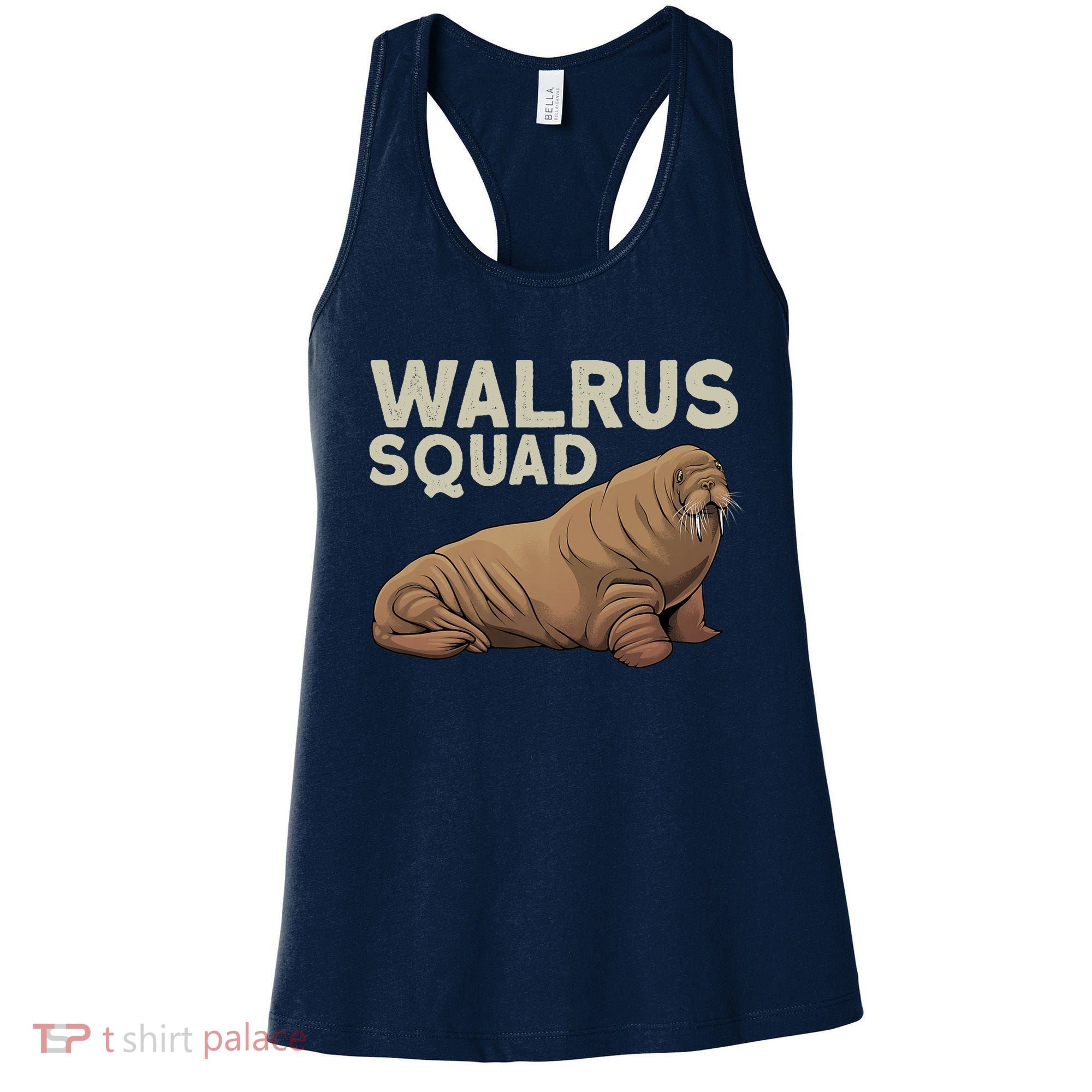 Cool Walrus Art For Ocean Animal Walrus Lover Women's Tank Top