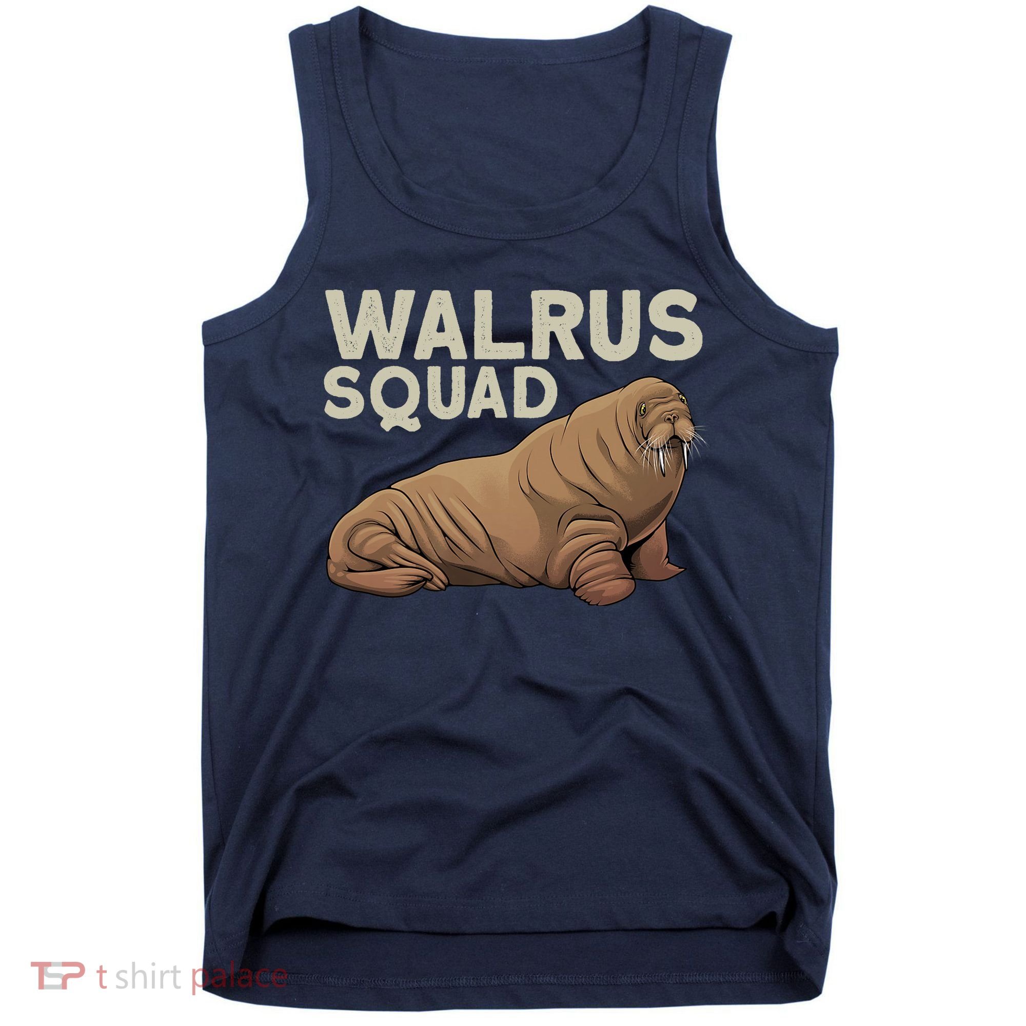 Cool Walrus Art For Ocean Animal Walrus Lover Tank Top