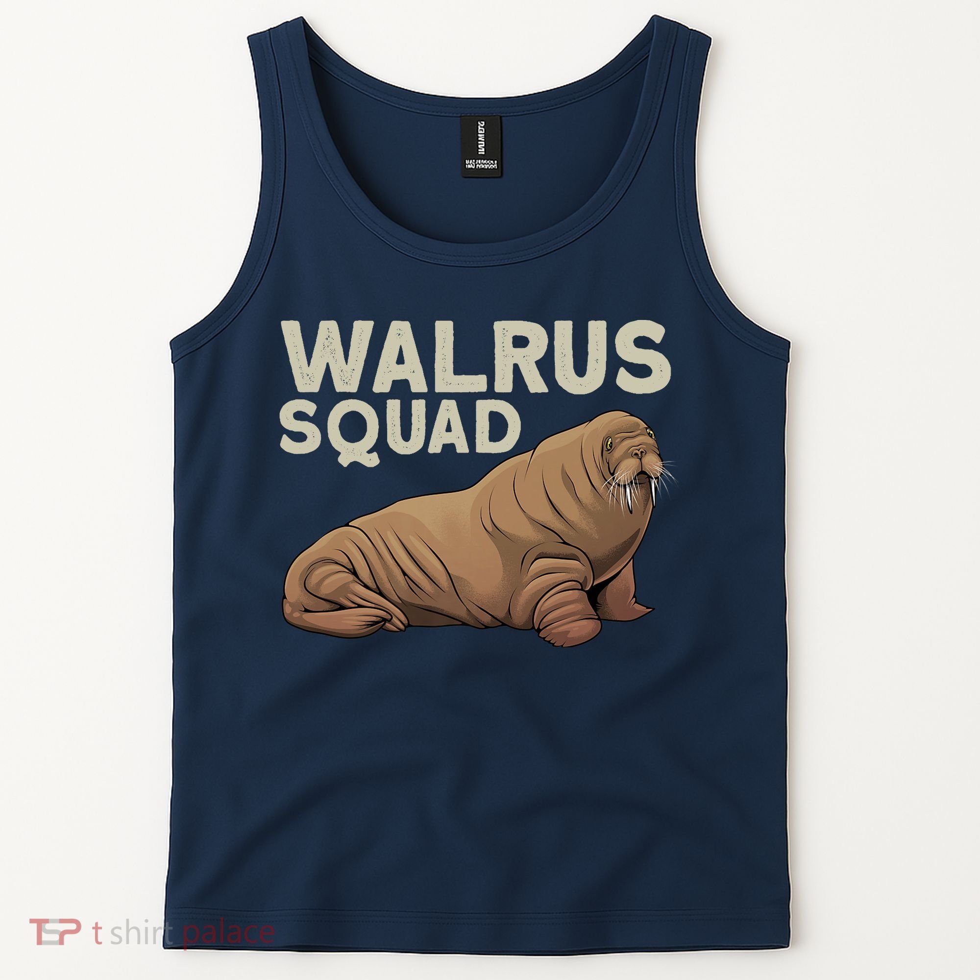 Cool Walrus Art For Ocean Animal Walrus Lover Tank Top