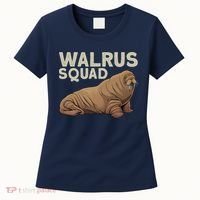 Cool Walrus Art For Ocean Animal Walrus Lover Women's T-Shirt thumb 0