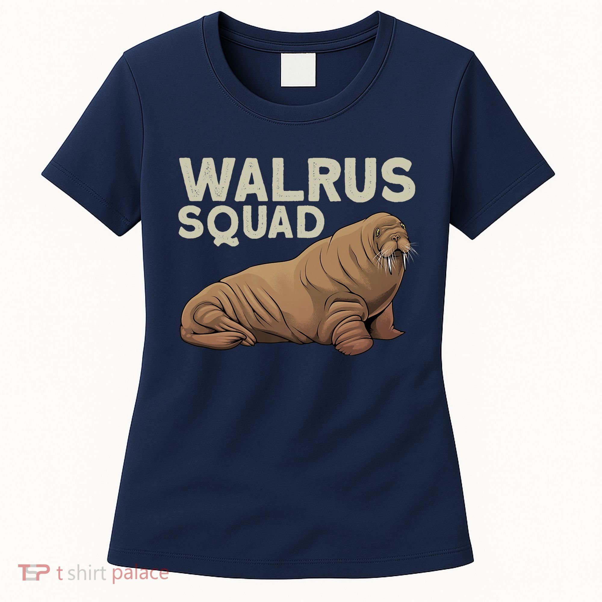 Cool Walrus Art For Ocean Animal Walrus Lover Women's T-Shirt