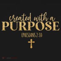 Created With A Purpose, Christian, Bible Verse, Jesus Women's Tank Top thumb 5