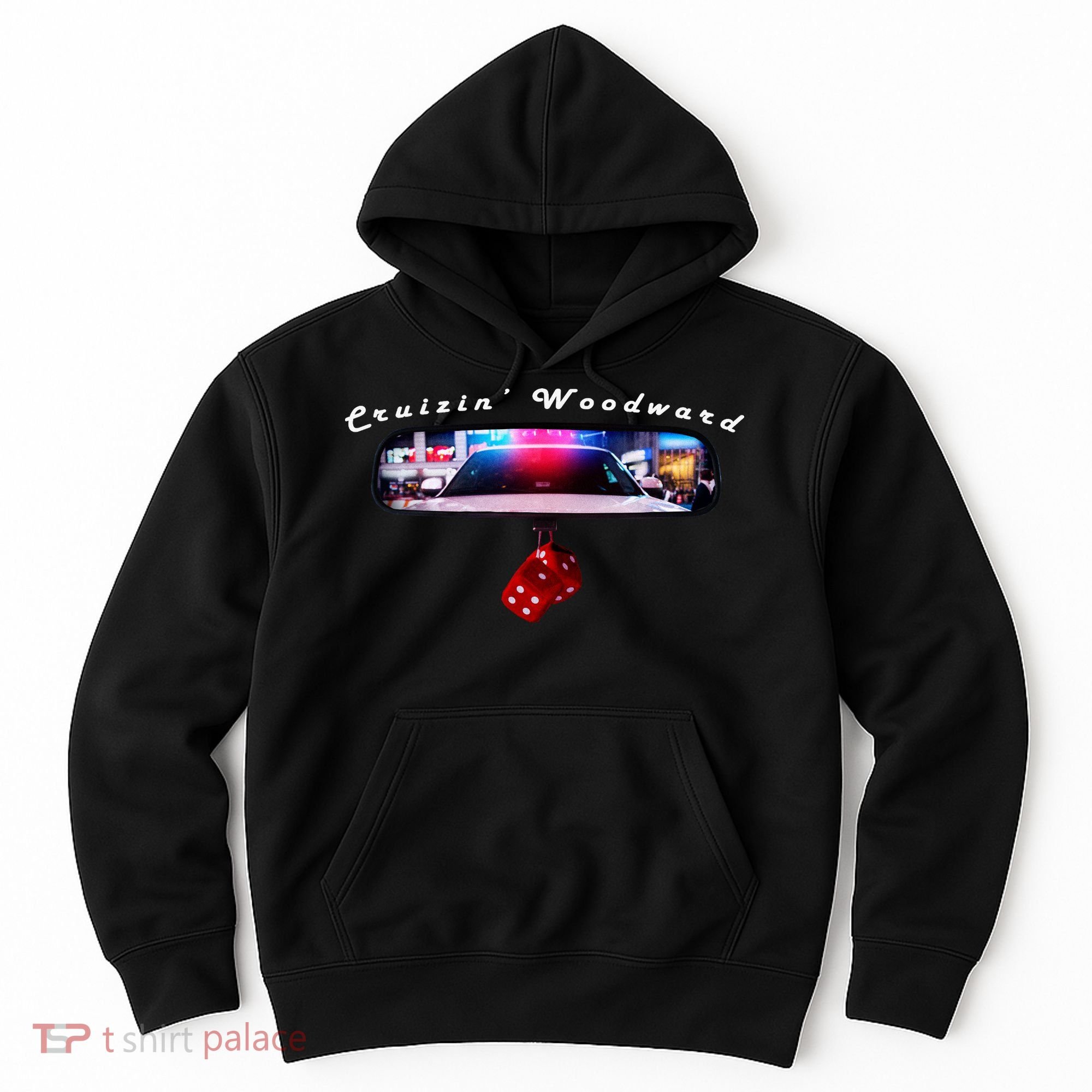 Cruizin' Woodward Ave M1 Priceless Funny Police Front & Back Hoodie