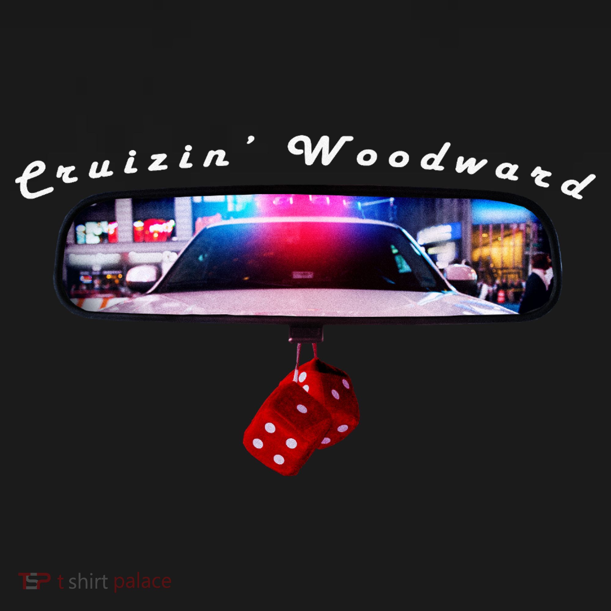 Cruizin' Woodward Ave M1 Priceless Funny Police Front & Back Women's Hoodie