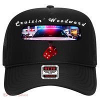 Cruizin' Woodward Ave M1 Priceless Funny Police Front & Back Hat thumb 0