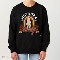 Cutie With A Booty Funny Halloween Fall Women's Sweatshirt thumb 0