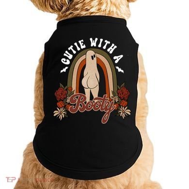 Cutie With A Booty Funny Halloween Fall Doggie Tank