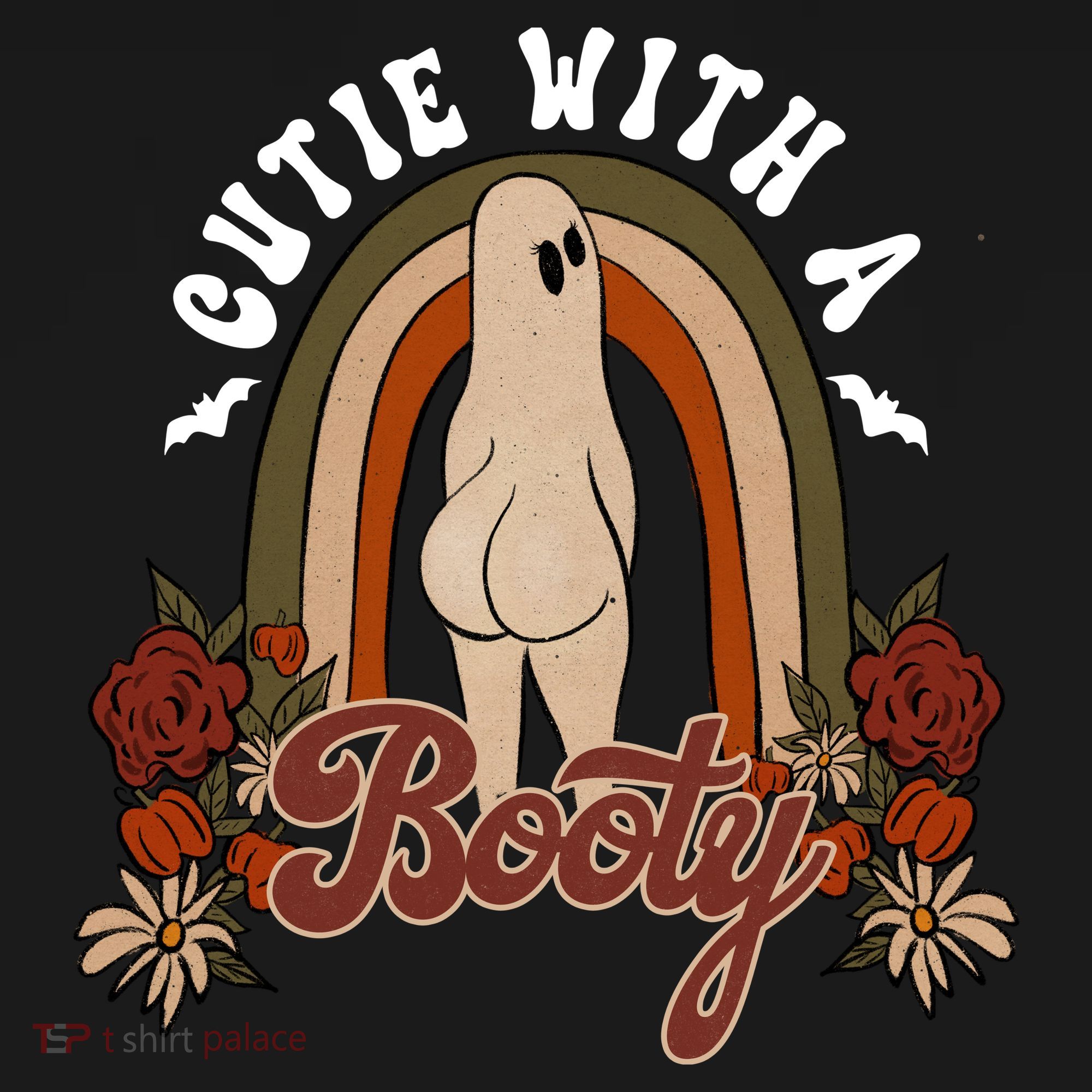 Cutie With A Booty Funny Halloween Fall Doggie Tank