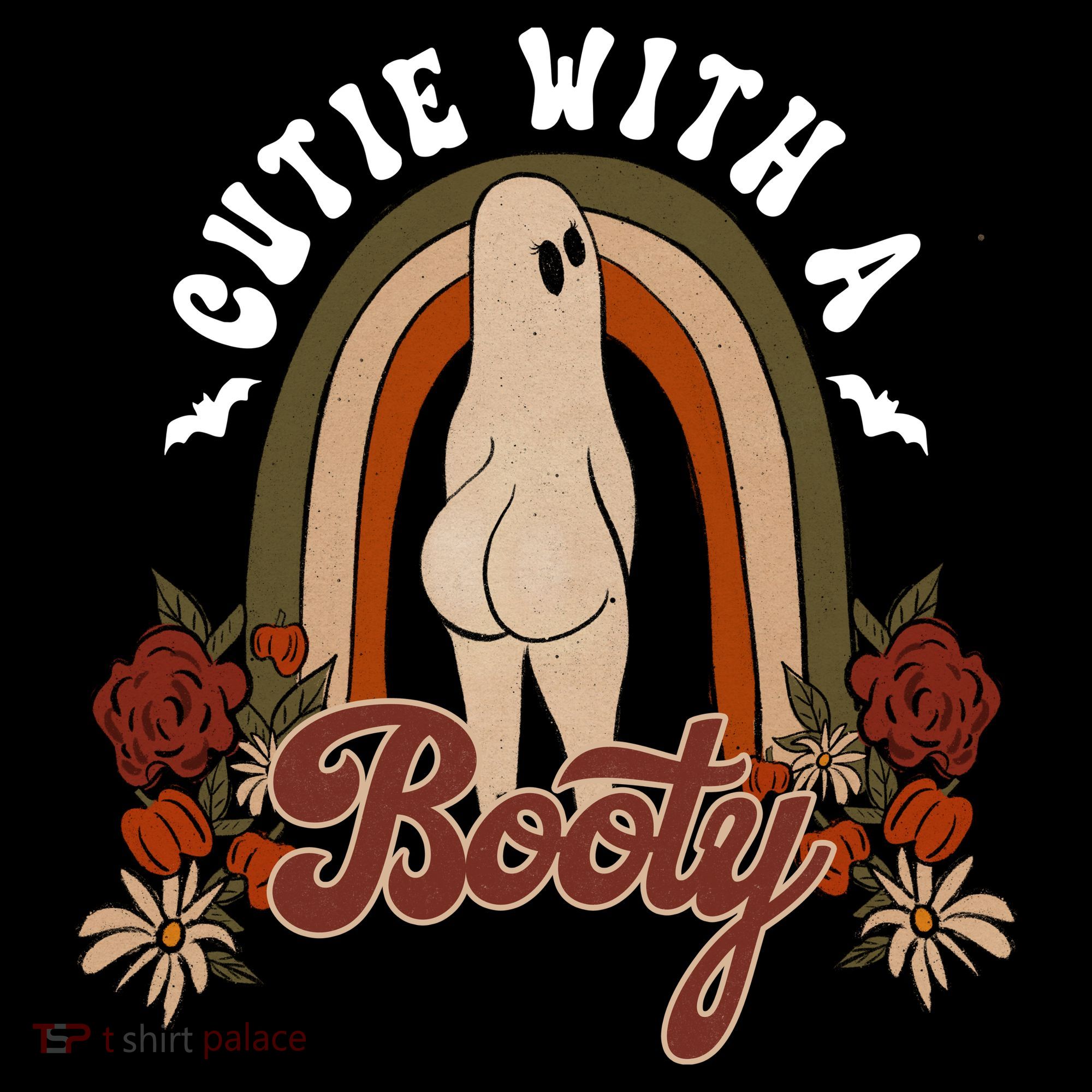 Cutie With A Booty Funny Halloween Fall Apron