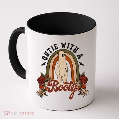 Cutie With A Booty Funny Halloween Fall Coffee Mug