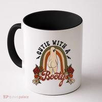 Cutie With A Booty Funny Halloween Fall Coffee Mug thumb 0