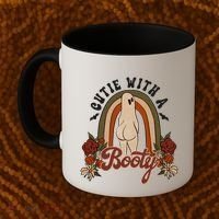 Cutie With A Booty Funny Halloween Fall Coffee Mug thumb 2
