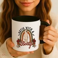 Cutie With A Booty Funny Halloween Fall Coffee Mug thumb 3