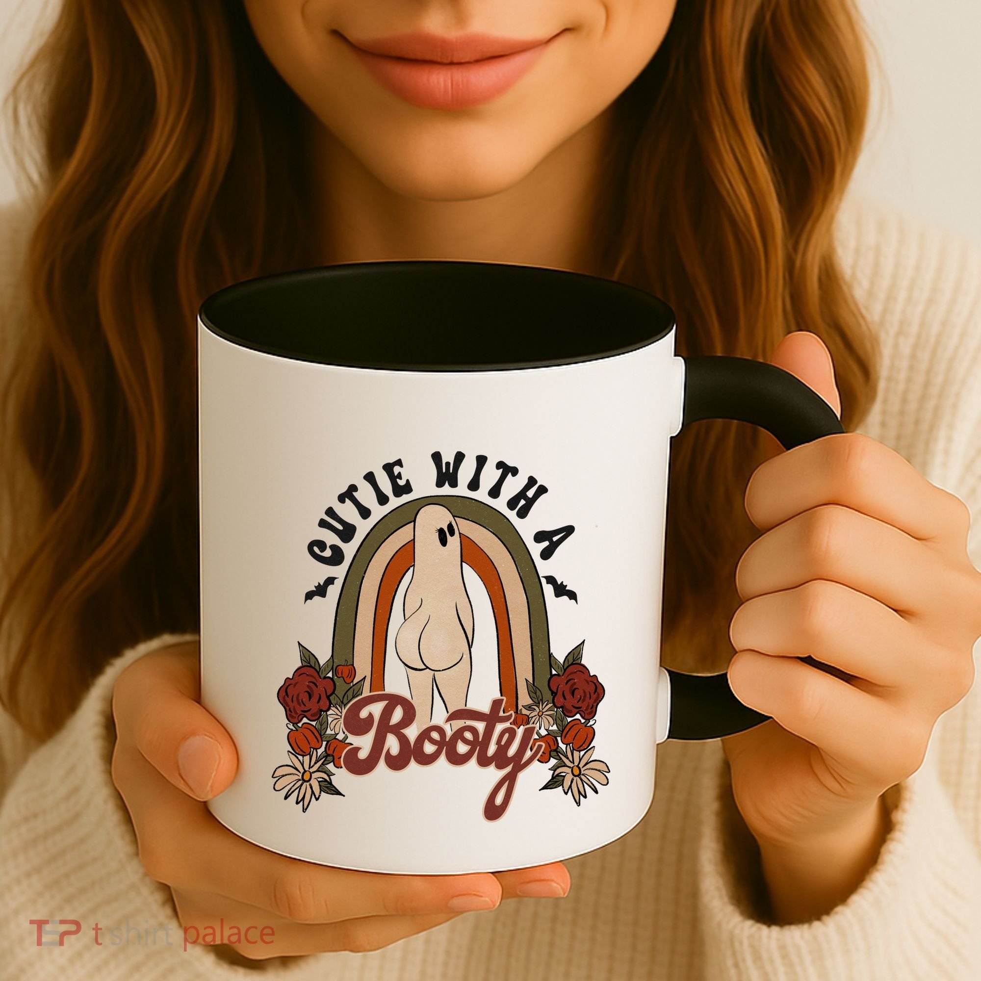 Cutie With A Booty Funny Halloween Fall Coffee Mug